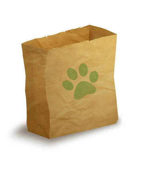 Pet paper bag — Stock Photo, Image