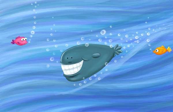 微笑鲸鱼 — 图库照片