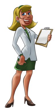 Medical doctor cartoon clipart