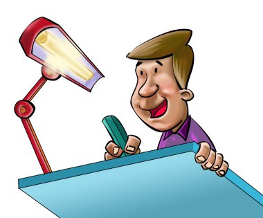 Cartoonist clipart