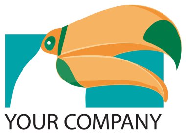 Toucan Company logo stock vector