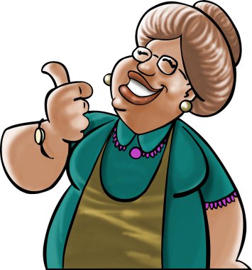 Dear grandmother clipart