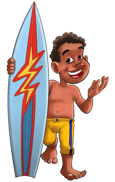 Ragazzo di surf — Foto Stock
