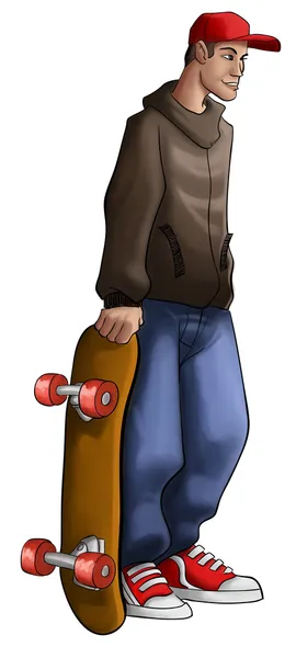 Skate αγόρι — Φωτογραφία Αρχείου