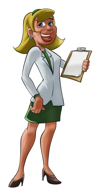 Médico médico desenhos animados — Fotografia de Stock