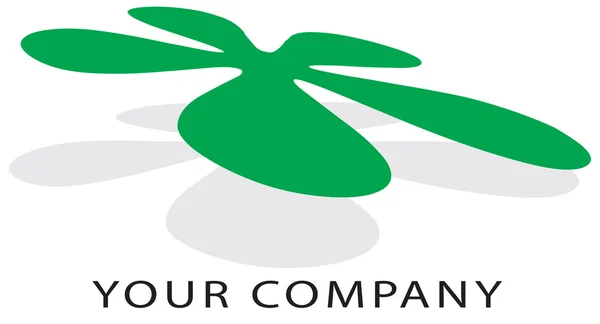 Logo çiçek — Stok fotoğraf