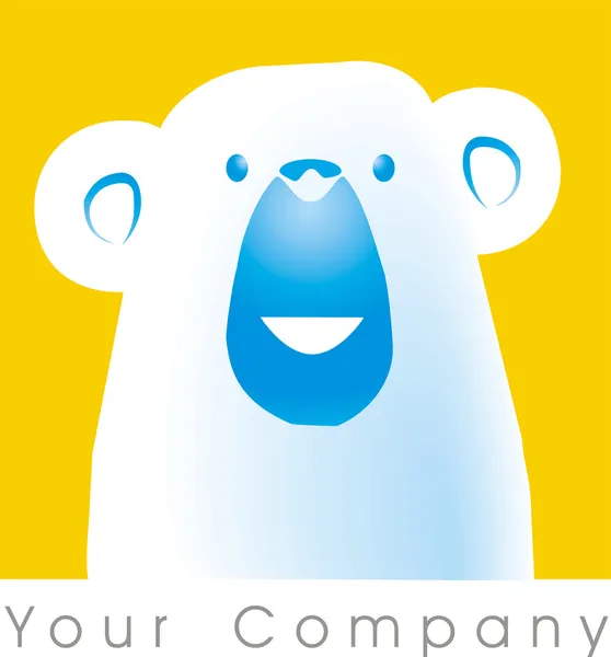 Logotipo do urso — Fotografia de Stock