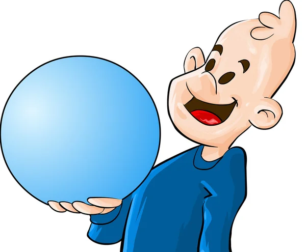 El chico con globo —  Fotos de Stock