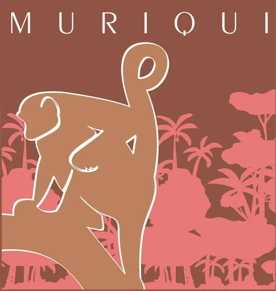 Muriqui. — Foto de Stock