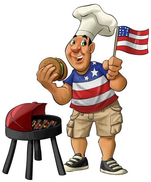 Amerikansk barbecue — Stockfoto