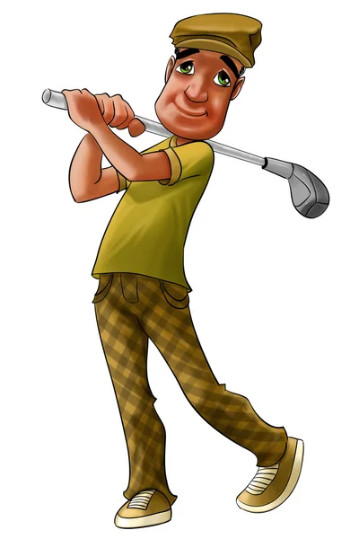 Golf-spelare — Stockfoto