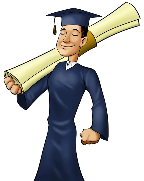 Big diploma — Stock Photo, Image