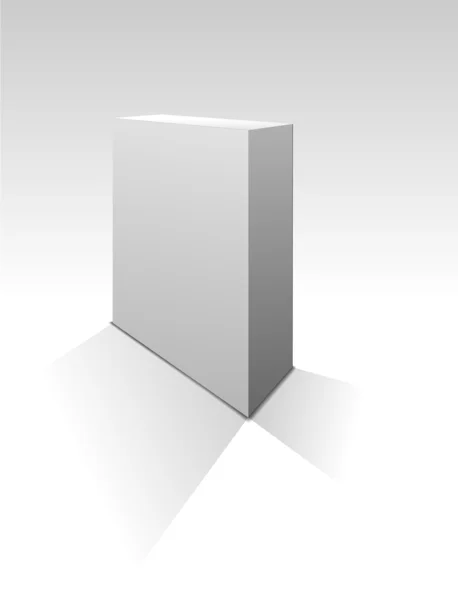 A caixa em branco do software — Fotografia de Stock