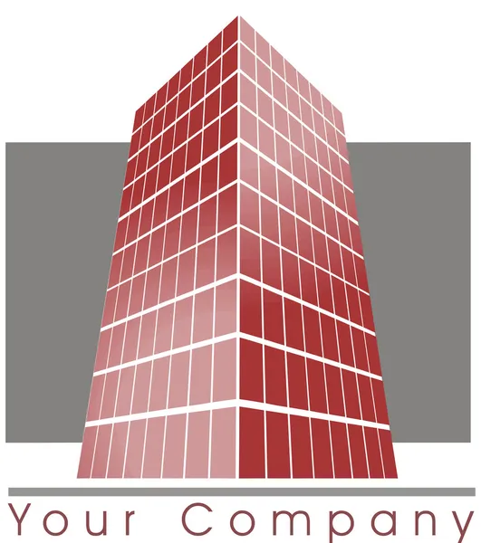 Logo voor gebouwen — Stockfoto