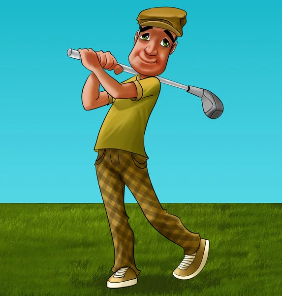 Le joueur de golf — Photo
