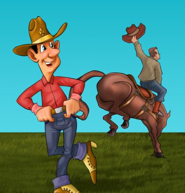 The rodeo clipart