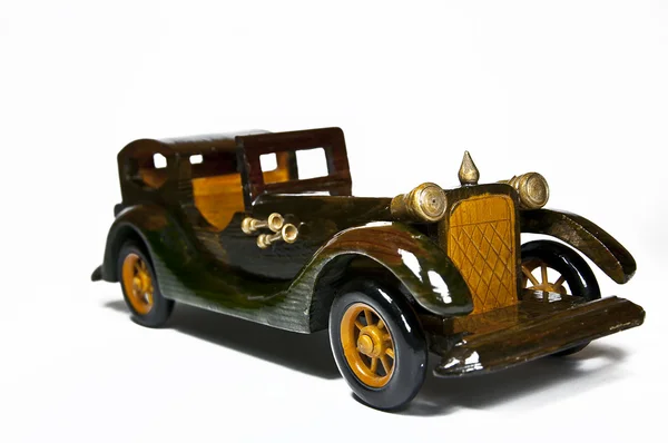 Přední dřevěné oldtimer modelu — Stock fotografie