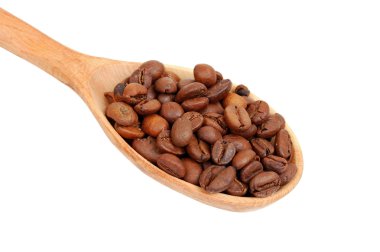 ? offee fasulye tahta kaşık