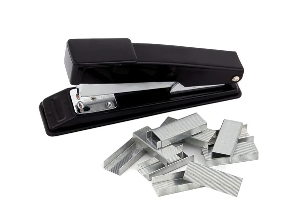 Stapler and clip — Stock Photo, Image