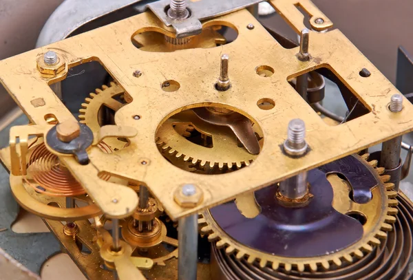 Inside the clock (clockworks) — Stock Photo, Image