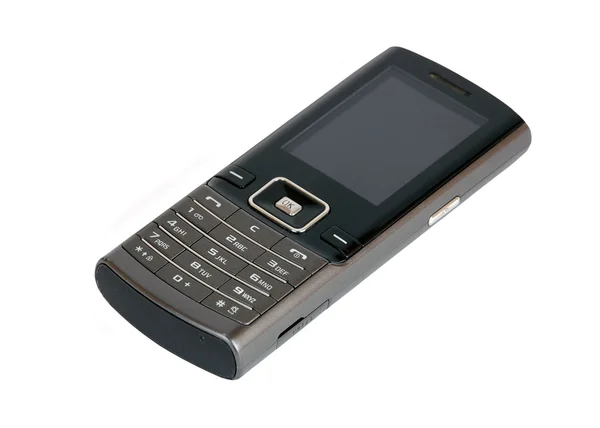 Teléfono móvil negro — Foto de Stock