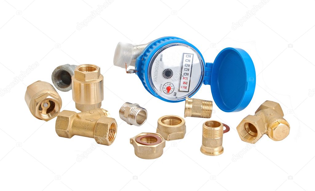 Water meter and inlet valve