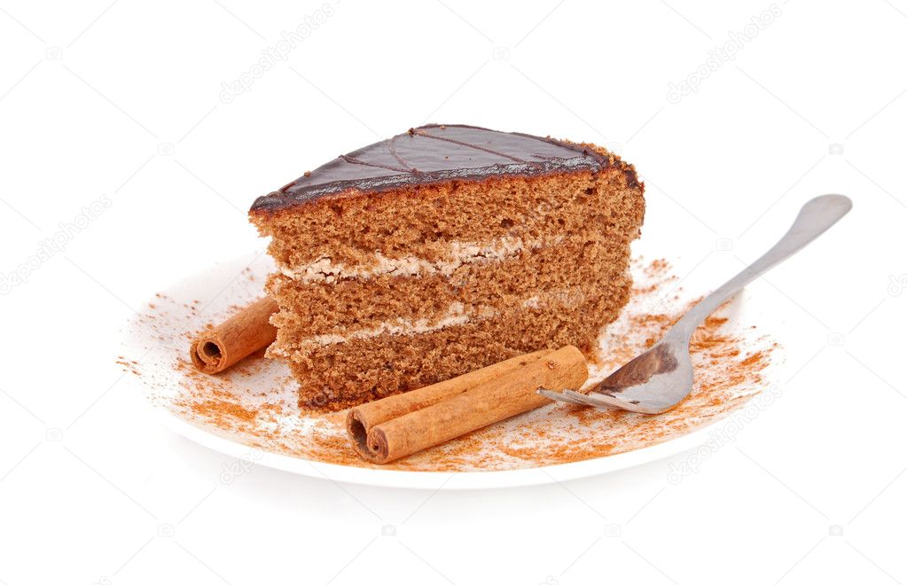 Cake and cinnamon