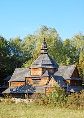 antika ahşap kilise