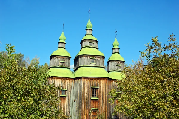 古色古香的木制教堂 — 图库照片