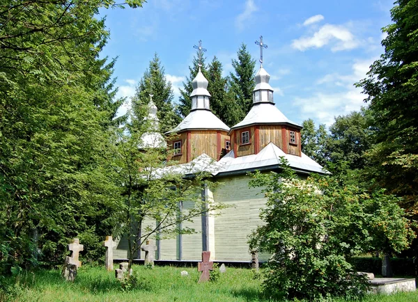 Antica cappella in legno — Foto Stock