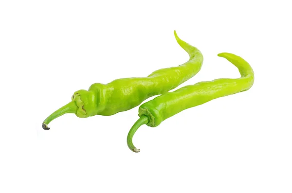 Зеленый кайенский перец чили — стоковое фото