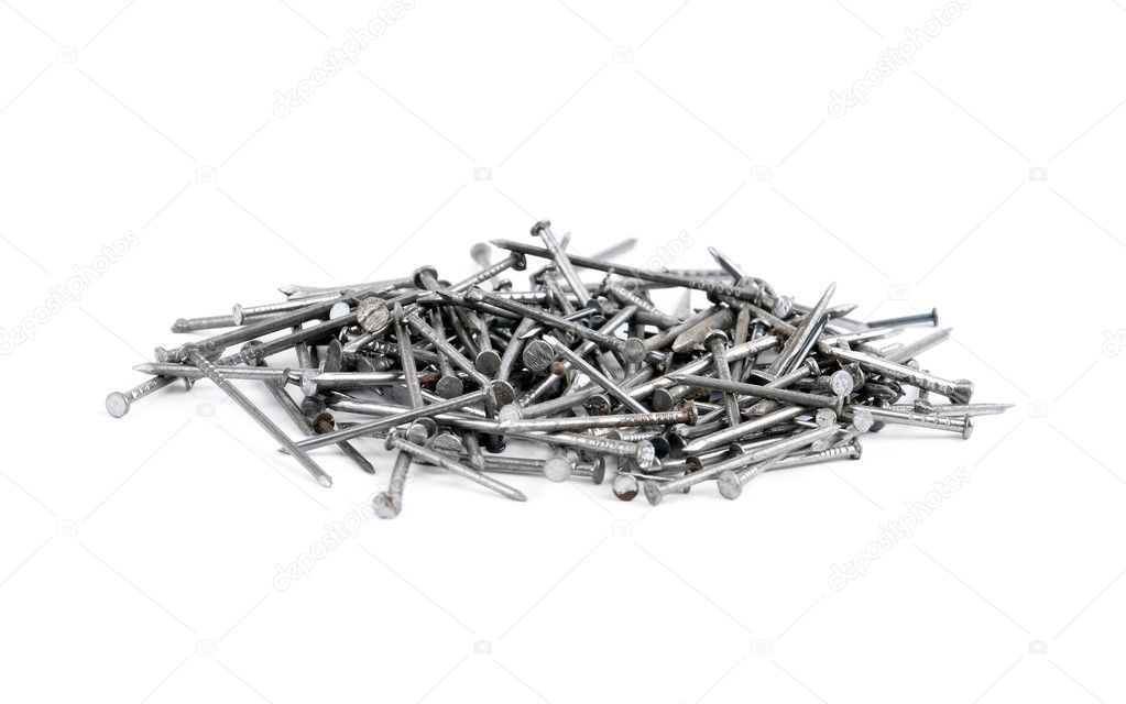 Pile of iron nail