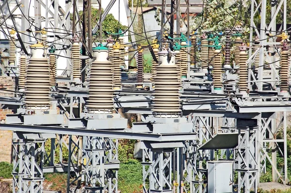 AC onderstation hoog voltage — Stockfoto