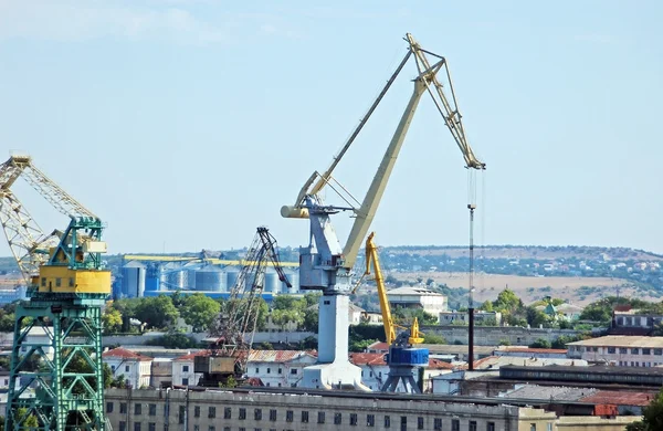 stock image Cargo crane at harbor