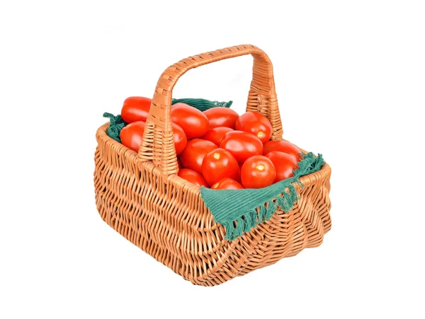 Tomate im Wattkorb — Stockfoto