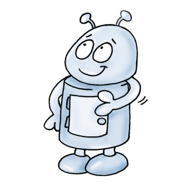 Robot, funny, clipart