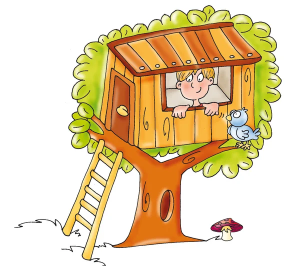 Tree house — Stock Photo, Image