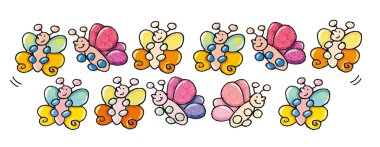 Farfalline clipart