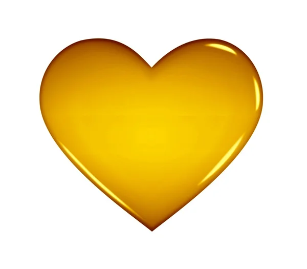 黄金の心 — ストック写真