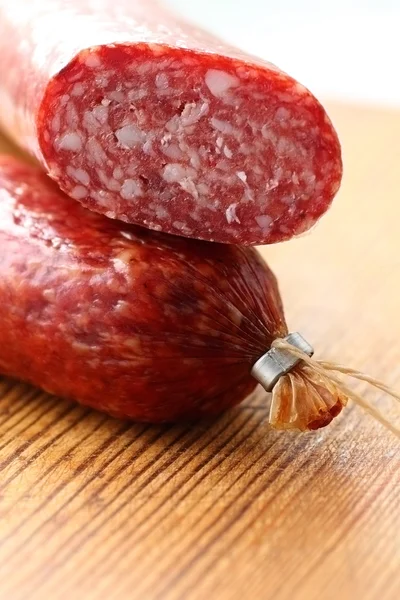 stock image Italian smoked sausage