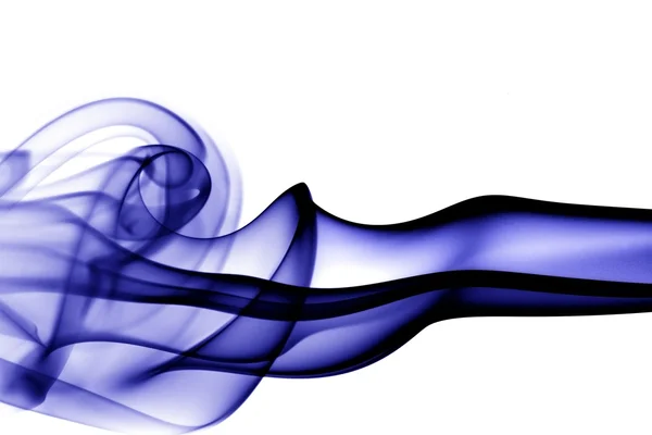 Modrý kouř vlna — Stock fotografie