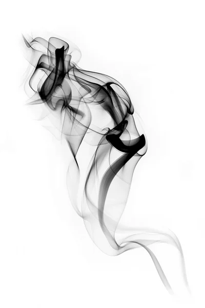 黑烟的痕迹 — 图库照片