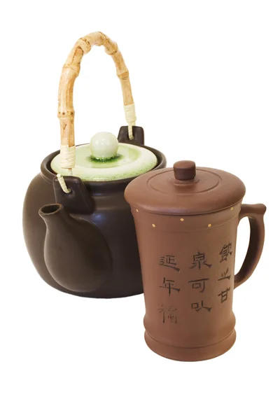 Der chinesische Teeservice — Stockfoto