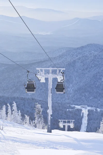 stock image Skiing lift