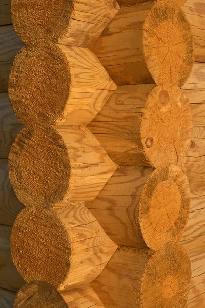 Canto casa de madeira — Fotografia de Stock