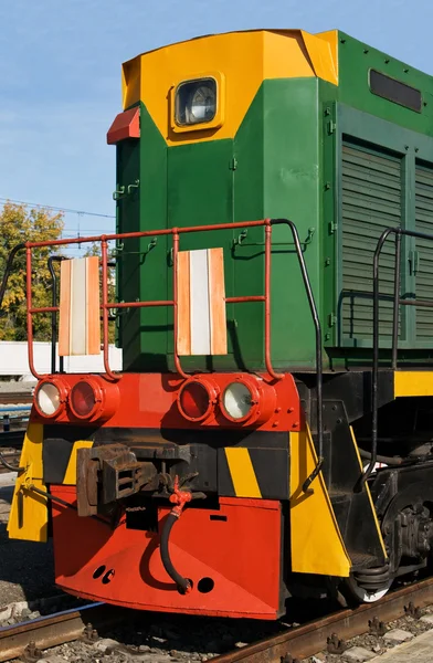 La locomotora diesel — Foto de Stock