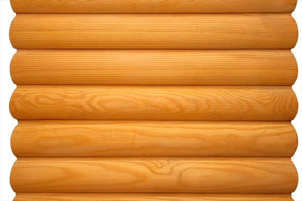 Tornos de madeira sobre um fundo branco — Fotografia de Stock