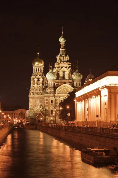 Cattedrale di Sangue da San Pietroburgo — Foto Stock