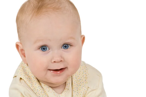 Portret babyjongen Rechtenvrije Stockfoto's