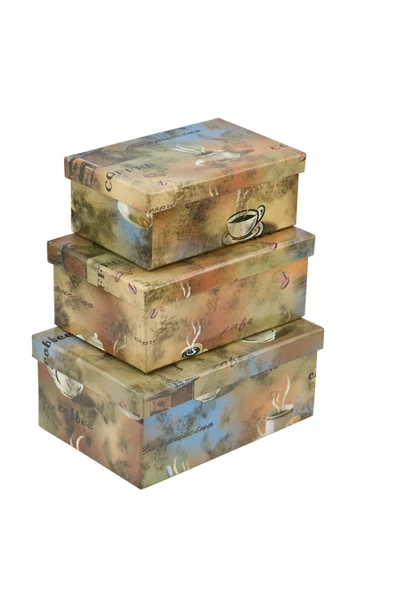 Três caixas para presentes — Fotografia de Stock